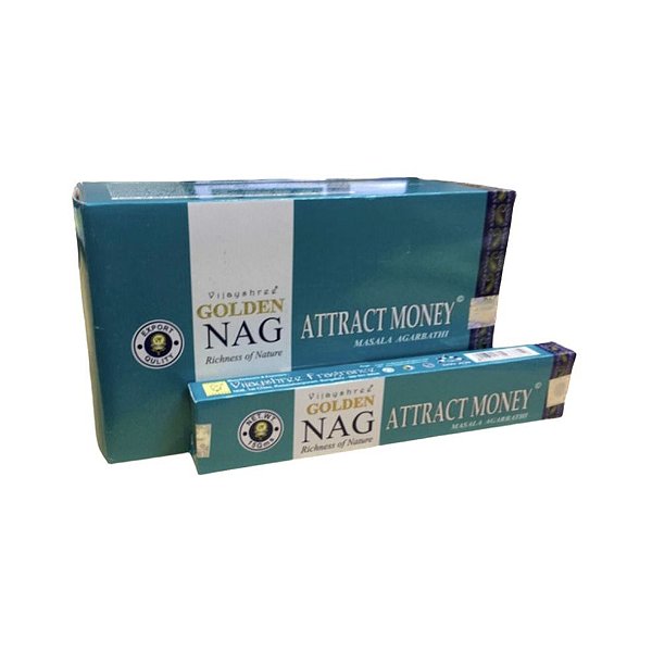 Incenso Nag Golden Vareta - Attract Money