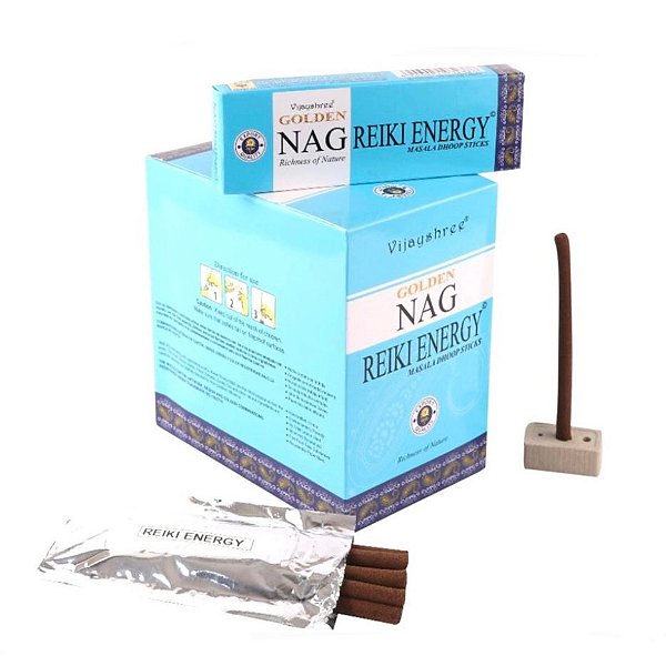 Incenso Nag Golden Dhoop Stick Vareta - Reiki Energy