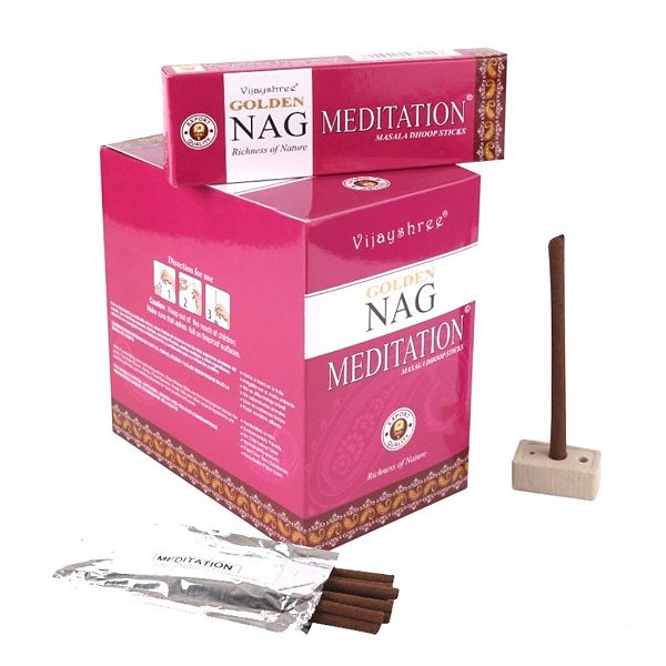 Golden Nag Dhoop Stick - Meditação