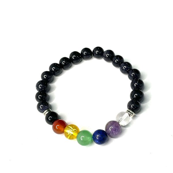 Pulseira Pedra Estrela 7 Chakras