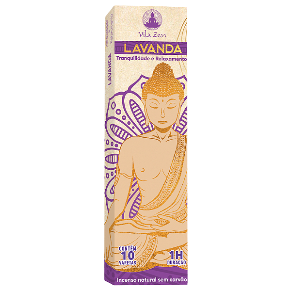 Incenso Vila Zen Natural Vareta - Lavanda