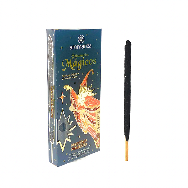 Incenso Aromanza Mágicos Vareta - Naranja Pimienta