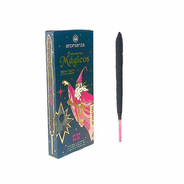 Incenso Aromanza Mágicos Vareta - Rosa Real