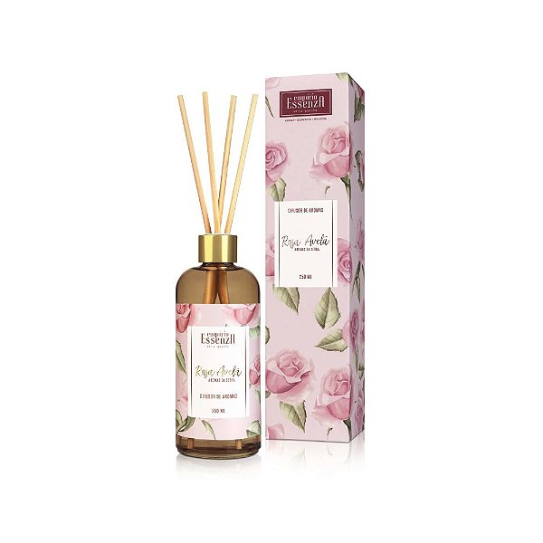 Difusor de Aromas Ambiente Vareta Rosa Avelã 250ml - Empório Essenza