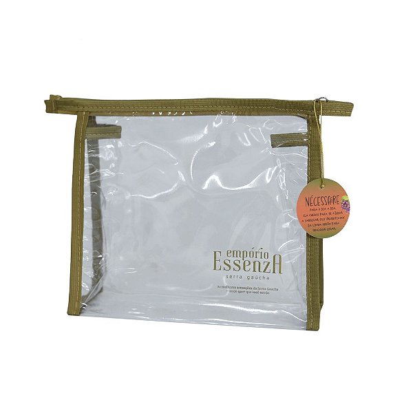 Necessaire Transparente Linha Verão - Empório Essenza
