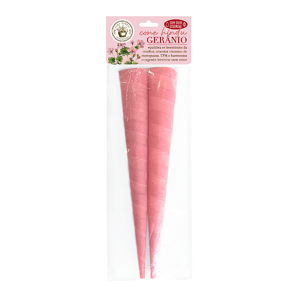 Cone Hindu Cura Herbal - Geranio 2un