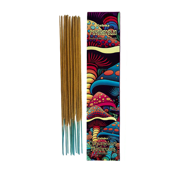 Incenso Goloka Psychedelic Vareta - Cogumelo