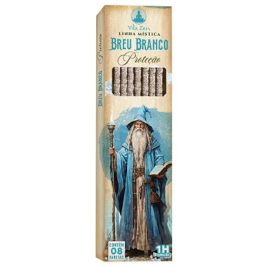 Incenso Vila Zen Natural Magos Vareta - Breu Branco