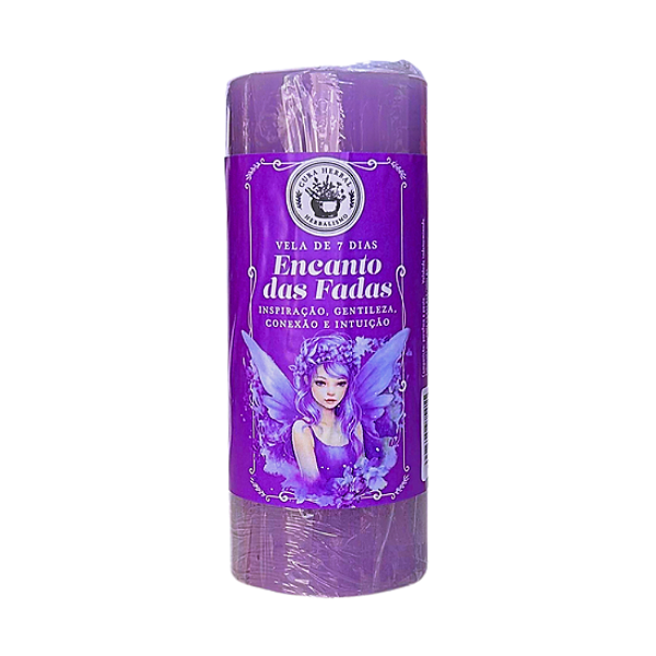 Vela 7 Dias Cura Herbal - Encanto das Fadas