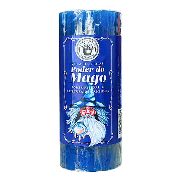 Vela 7 Dias Cura Herbal - Poder do Mago