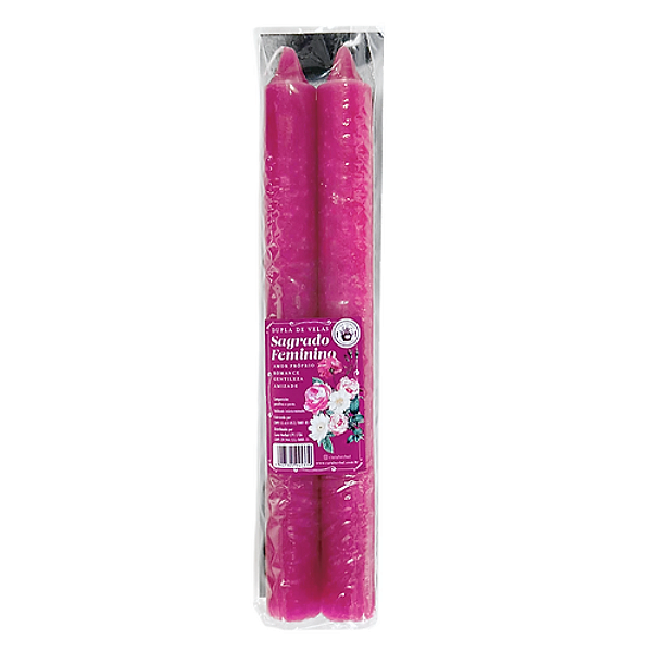 Dupla de Velas das Almas 22cm - Sagrado Feminino