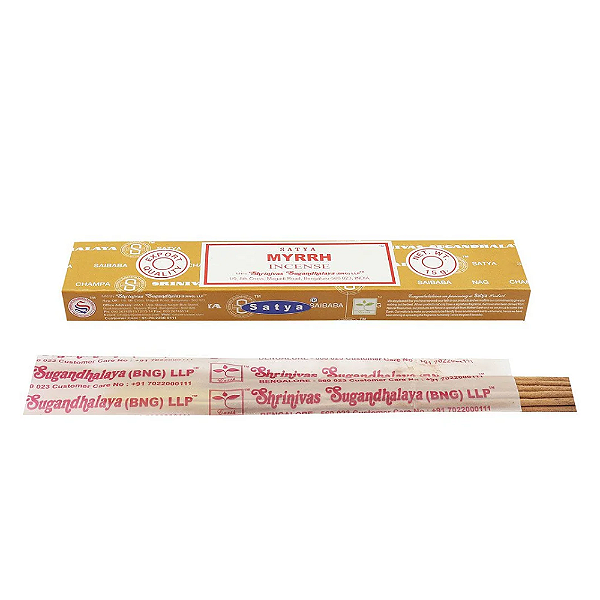 Incenso Satya Massala Vareta - Mirra 15g