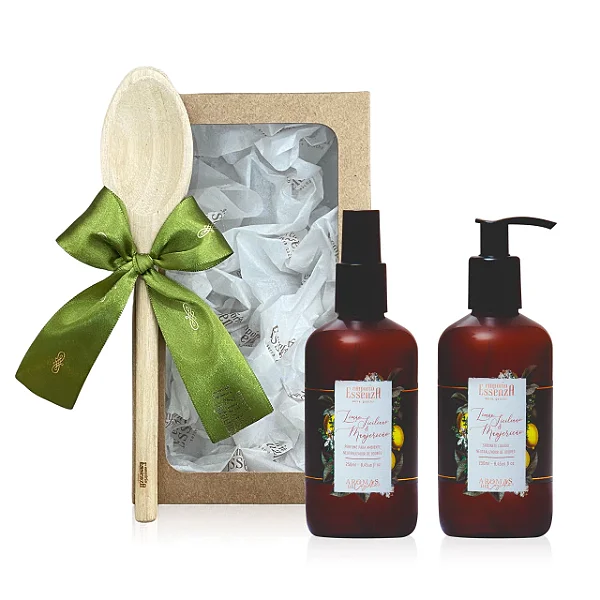 Kit Cozinha - Limão Siciliano e Manjericão