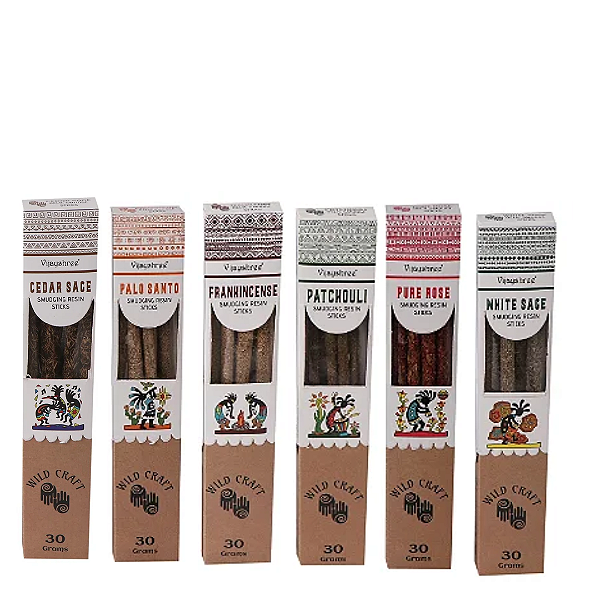 Incenso Vijayshree Golden Indiano Massala - Kit com 6 Aromas