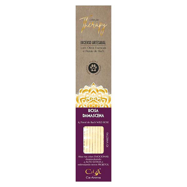 Incenso Cia Therapy - Rosa Damascena