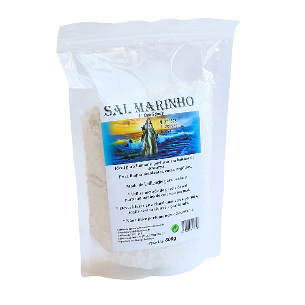 Sal de Banho Aromatizado 800g - Marinho