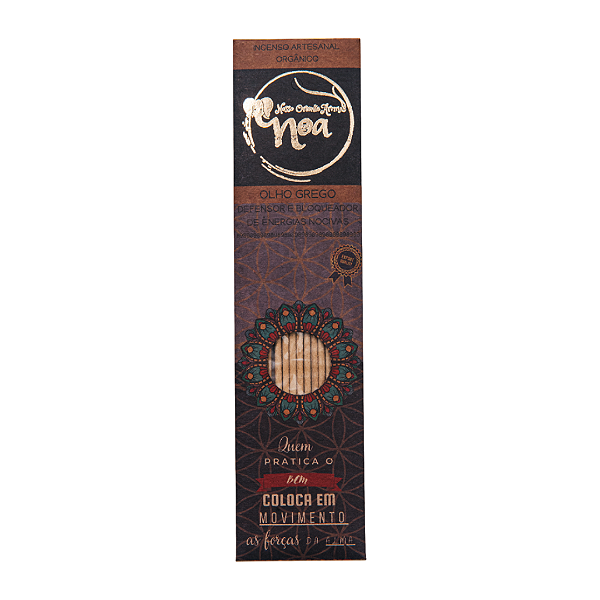 Incenso Noa Orgânico - Olho Grego - Varetas