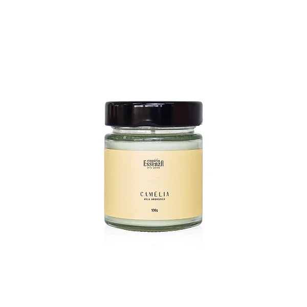 Vela Perfumada Camélia (Chá Branco) 100 ml- Empório Essenza