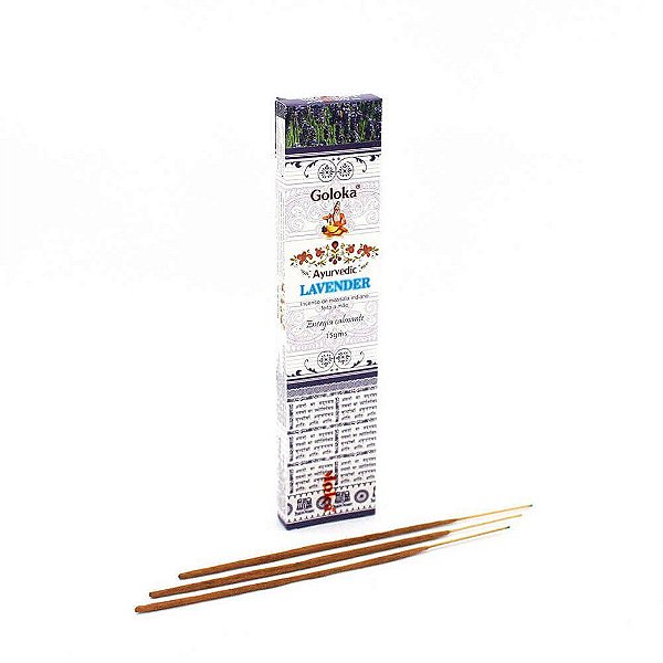 Incenso Goloka Ayurvedic Vareta - Lavander