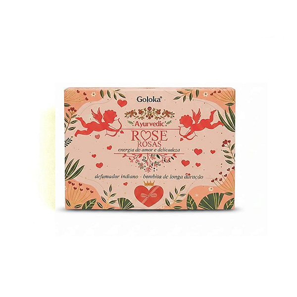 Incenso Goloka Defumador Cone - Rose