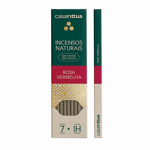 Incenso Nirvana Casa Rittua - Rosa vermelha