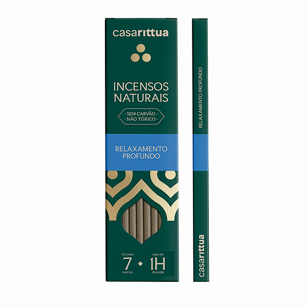Incenso Nirvana Casa Rittua - Relaxamento Profundo