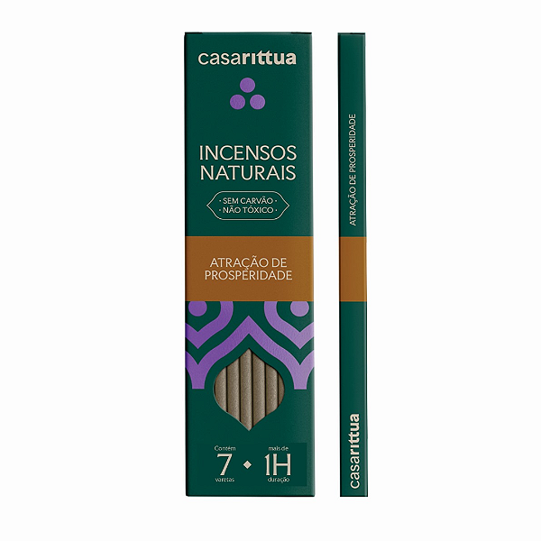 Incenso Nirvana Casa Rittua - Atração de Prosperidade