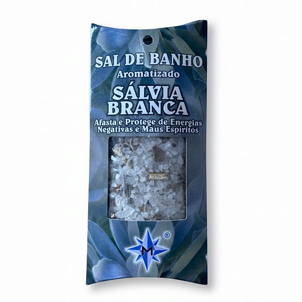 Sal de Banho Aromatizado 100g - Salvia Branca