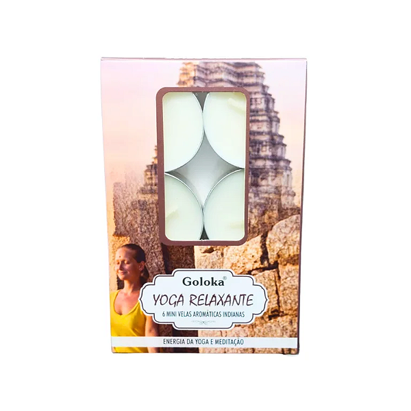 Vela Goloka Perfumada Rechaud - Yoga Relaxante
