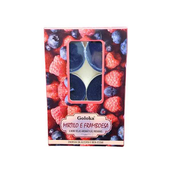 Vela Goloka Perfumada Rechaud - Mirtilo & Frambroesa
