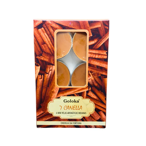 Vela Goloka Perfumada Rechaud - Canela