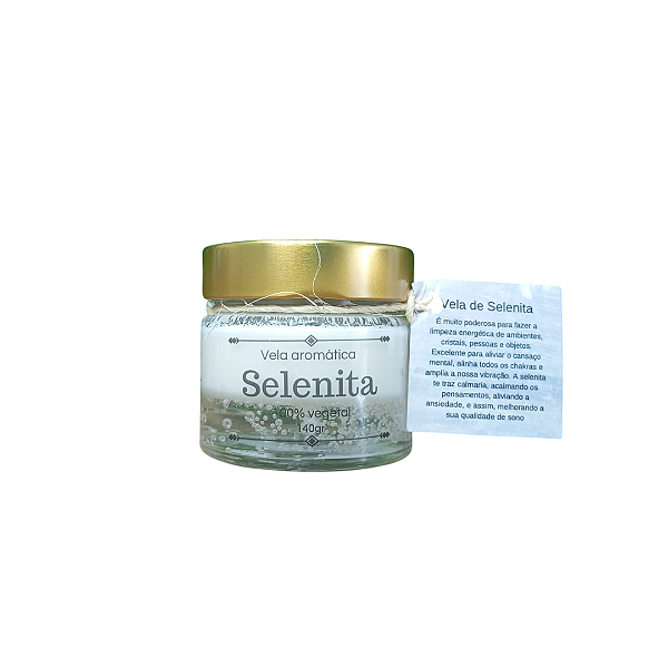 Vela Aromática 140g - Selenita