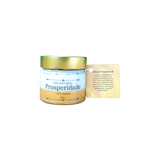 Vela Aromática 140g - Prosperidade