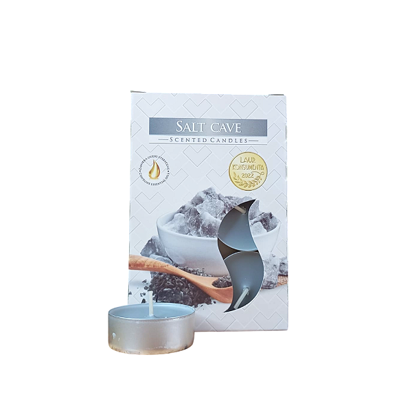 Vela Aura Perfumada Rechaud - Sal de Caverna