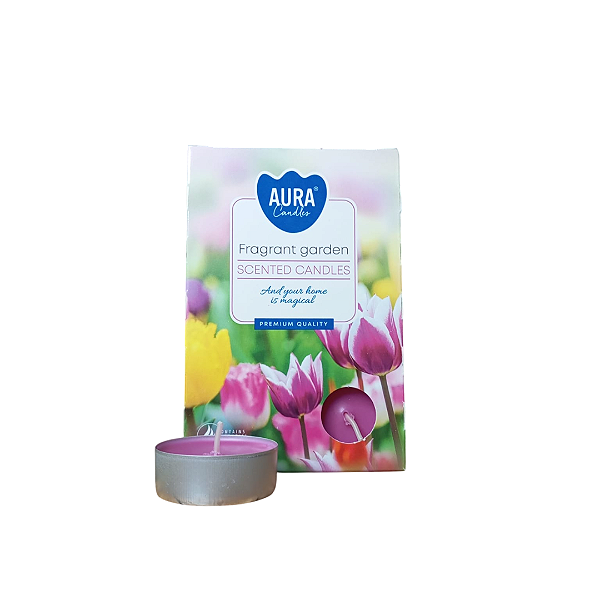 Vela Aura Perfumada Rechaud - Jardim Desabrochando