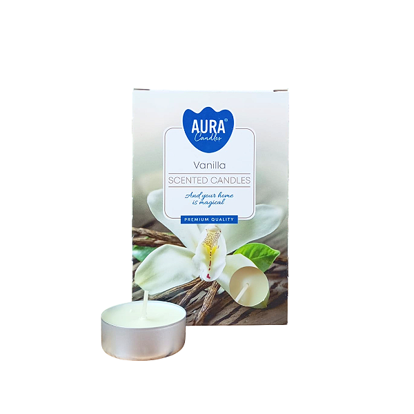 Vela Aura Perfumada Rechaud - Baunilha
