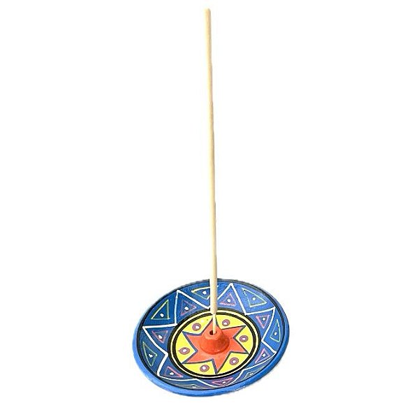 Incensário Redondo Peruano Pequeno - Modelos Variados