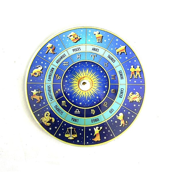 Incensário de Vidro Redondo - Signos