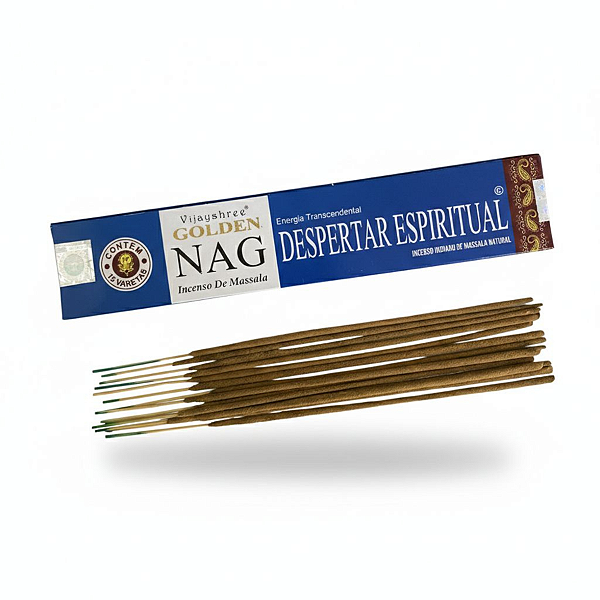Incenso Nag Golden Vareta - Despertar Espiritual