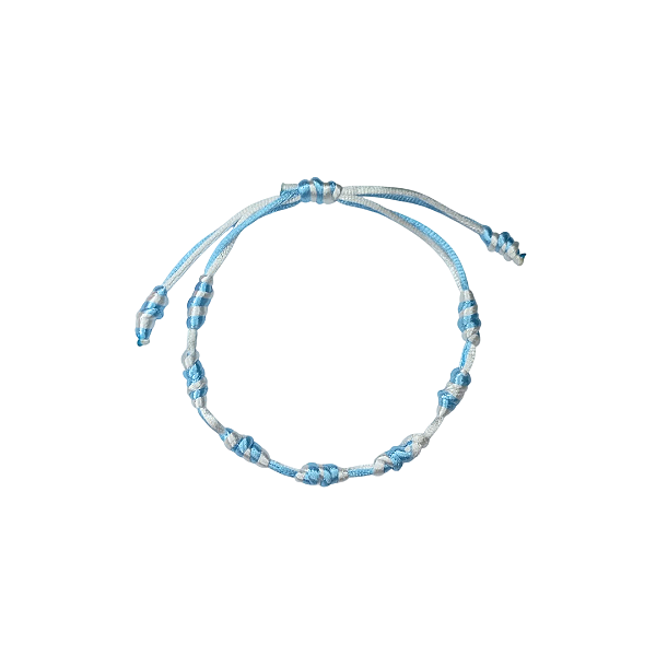 Pulseira 7 Nós Orixá - Yamanjá