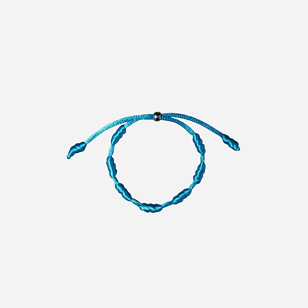 Pulseira 7 Nós Azul Claro