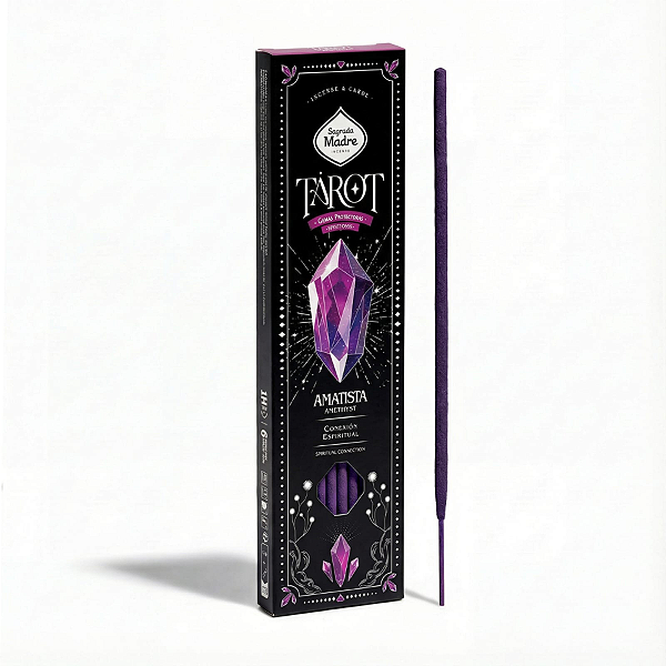 Incenso Sagrada Madre Tarot das Gemas - Ametista