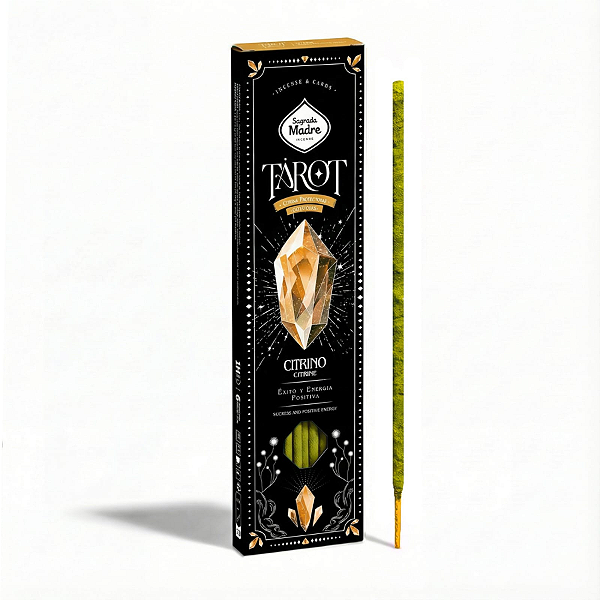 Incenso Sagrada Madre Tarot das Gemas - Citrino