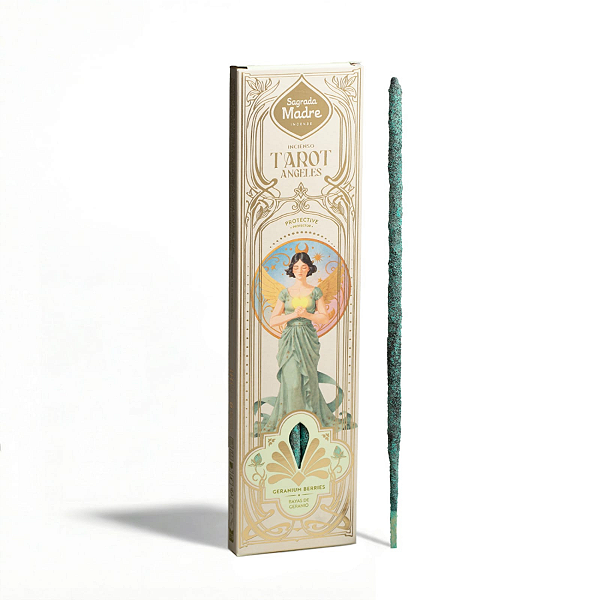 Incenso Sagrada Madre Tarot dos Anjos - Bagas de Gerânio