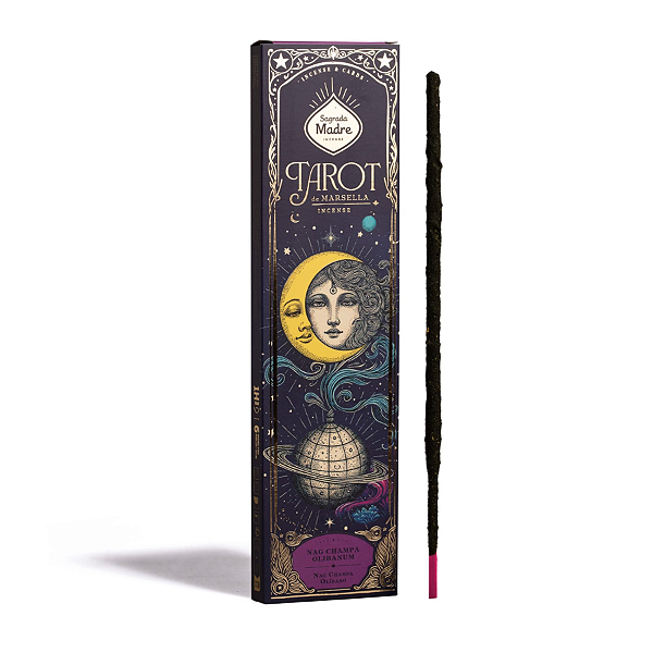 Incenso Sagrada Madre Tarot de Marselha - Nag Champa e Olíbano