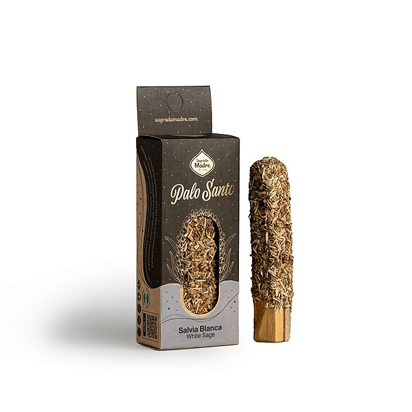 Palo Santo com Ervas Stick Salvia Branca