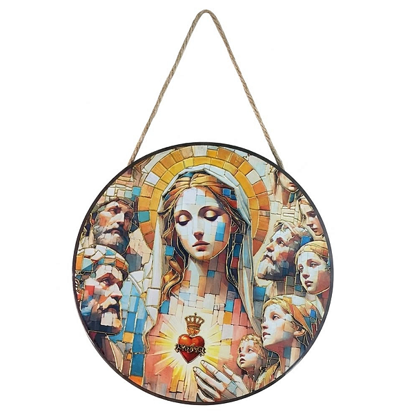Enfeite de Parede Nossa Senhora Aparecida - Santa Maria e Santos