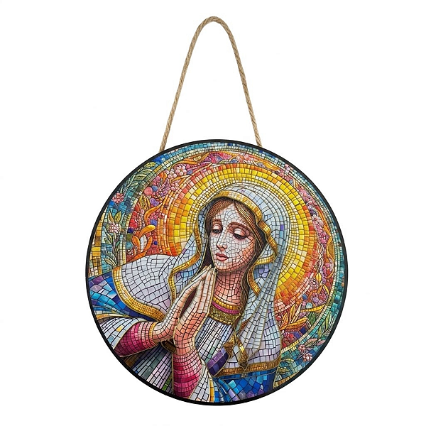 Enfeite de Parede Nossa Senhora Aparecida - Santa Maria Rezando Modelo A
