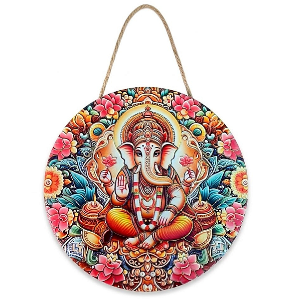 Enfeite de Parede Ganesha - Florido Modelo C