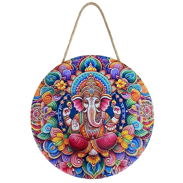 Enfeite de Parede Ganesha - Florido Modelo A